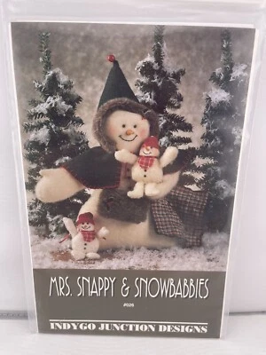 1993 Mrs. Snappy & Snow Babies Indygo Junction pattern By Amy Martin - Image 1 of 2