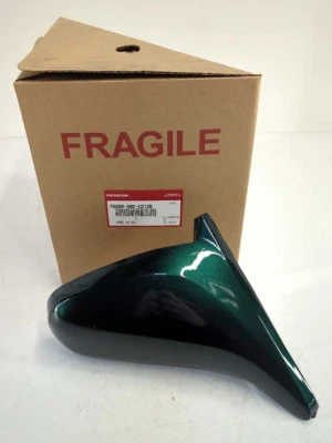 New OEM genuine Honda Door Mirror 1995-2000 Civic 2 door Green G95P Power RH - Image 1 of 4