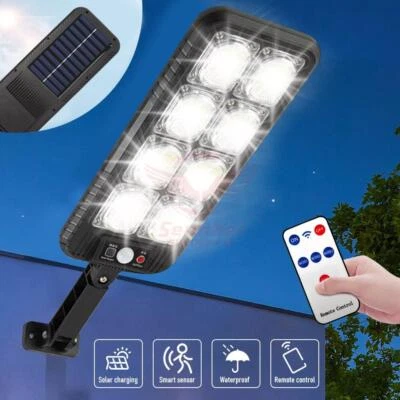 SENNHEI_AUTOPARTS Commercial 1000000LM LED Outdoor Dusk to Dawn Solar Street Light Road Area Lamp~