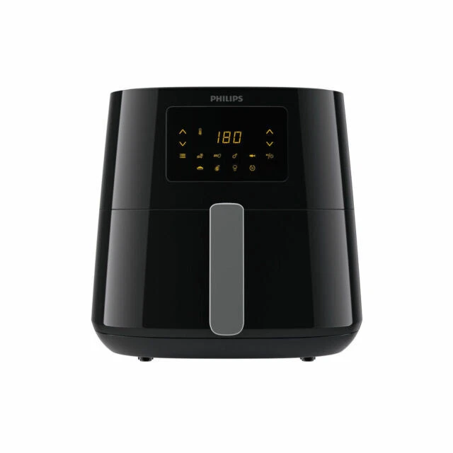 Philips Essential Airfryer XL 6,2L Friggitrice ad Aria Calda - Nera/Argenta (HD9270/70)