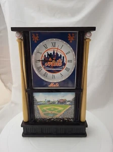 VTG The Danbury Mint 2001 New York Mets Desk Clock - NOT WORKING - Picture 1 of 13