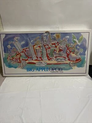 Vintage Rare NEW SEALED Big Appleopoly Manhattan 1989 New York City Board Game - Image 1 of 4