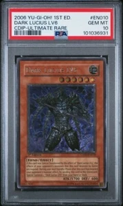 Yu-Gi-Oh! Dark Lucius LV6 CDIP - Ultimate Rare - 1ª Edición PSA 10 Low Pop - Imagen 1 de 6