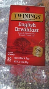 Twinings of London English Breakfast Tea, 20 Tea Bags❤️ - Picture 1 of 5