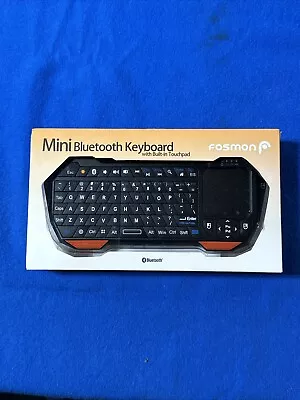 Fosmon 30FT Mini Wireless Bluetooth Keyboard Touchpad for iOS Android Windows - Image 1 of 2