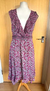 Monsoon Ladies Dress 18 Floral Tea Occassion Summer Ditsy Frill New - Picture 1 of 12