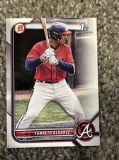 2022 1st Bowman Draft BD125 Ignacio Alvarez Braves Baseball Card 