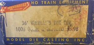 Roundhouse HO - 36' Ventilated Box Gorre & Daphetid RR 211 - 1008 - SWB4 - Picture 1 of 2