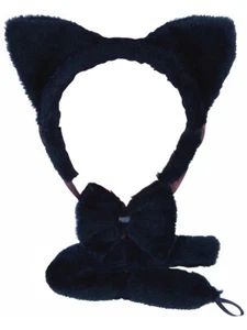 Adult's Black Cat Animal Costume Accessory Set - Picture 1 of 1