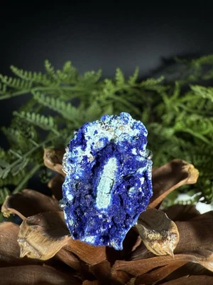 Joyería Anillo Azurita, Anillo Cristal Único Hecho a Mano, Anillo Ajustable Foto 1 de 3