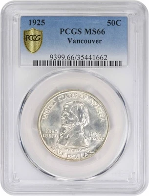 Vancouver Commemorative Half Dollar 1925 MS66 PCGS - Image 1 of 4