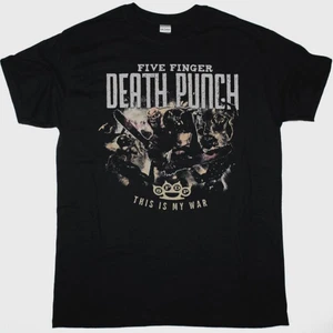FIVE FINGER DEATH PUNCH THIS IS MY WAR NEW BLACK T-SHIRT - Picture 1 of 1
