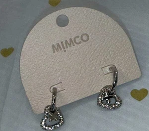 BRAND NEW MIMCO ENCANTO HEART HOOP EARRINGS (S) - Bild 1 von 6