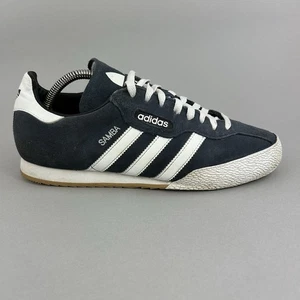 Scarpe da ginnastica sportive basse Adidas Originals Samba 2019 blu scamosciate US9 UK8,5 - Foto 1 di 16