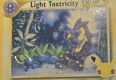 Light Toxtricity SWSH137 Sword & Shield Celebrations Promo Cards NM SWIRLY - Image 1 of 4