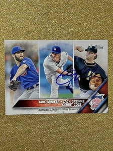 2016 Topps Leaders #220 Gerrit Cole Autograph Signed On-card Pirates Auto - Picture 1 of 3