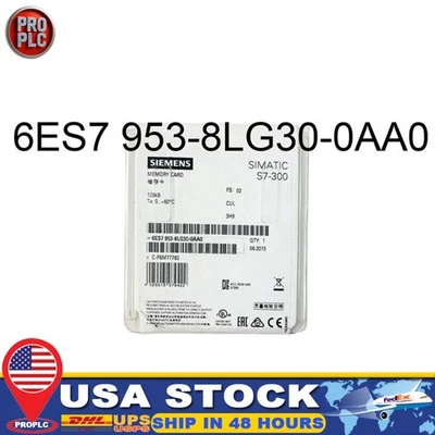 New Siemens 6ES7953-8LG30-0AA0  SIMATIC S7 Micro Memory Card 6ES7 953-8LG30-0AA0 - Image 1 of 4