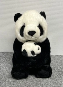 Peluche Aurora Miyoni Panda con cucciolo 12" - Foto 1 di 4