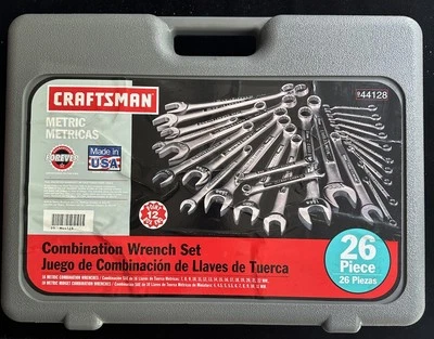 Como nuevo 🔥 Juego de llaves combinadas métricas Sears Craftsman 26 piezas 44128 4-22 mm EE. UU. 🇺🇸 Foto 1 de 4
