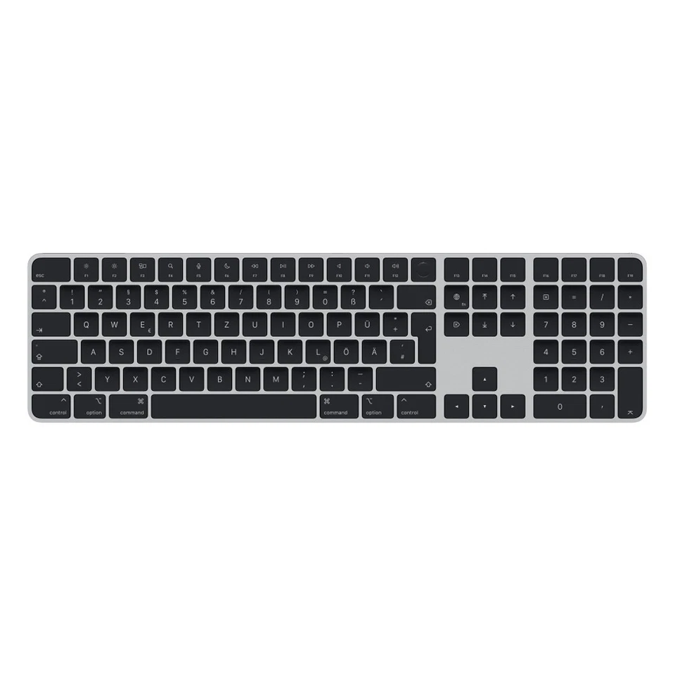 APPLE Magic Keyboard 2024 Touch ID Ziffernblock QWERTZ MXK83D/A schwarz B-WARE