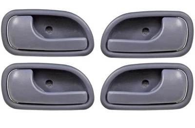 fits 1994 to 1997 Kia Sephia Interior Door Handle Left and Right Gray - Image 1 of 2
