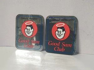 Vinyl Good Sam Club Decals 1990's Vintage Unused Lot Of 2 - Picture 1 of 6