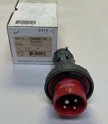 LEGRAND PASS & SEYMOUR, PS420P7-W, PASADOR DE ENCHUFE HERMÉTICO Y FUNDA NUEVO Foto 1 de 3