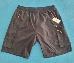 BALEAF Mountain Bike Shorts Mens Size XL 3D Padded Loose-fit MTB Zipper Pockets - Picture 1 of 14