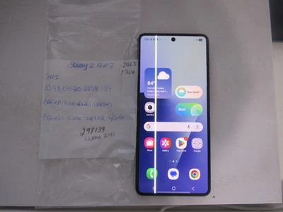 Samsung Galaxy Z Flip 7 256 GB, azul, SM-F766U1, Verizon, IMEI limpio **línea LCD** Foto 1 de 4