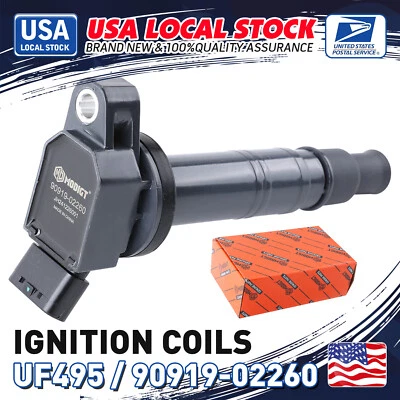 MGT OEM Ignition Coil UF495 For 2005-2012 Toyota Tacoma 4.0L 2.7L 90919-02248 US - Image 1 of 4