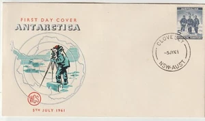 5/7/1961 Australian Antarctic Territory FDC - Antarctic Research - Clovelly P/M - Picture 1 of 2