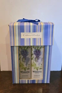 Crabtree & Evelyn WISTERIA Bath & Shower Gel 8.5oz and Lotion 8.3oz Gift Set New - Picture 1 of 13