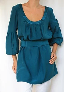 Designer Silk Blouse Twelfth Street By CYNTHIA VINCENT , Size: S - Picture 1 of 8