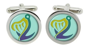 Irish Coast Guard Cufflinks in Box - Picture 1 of 5