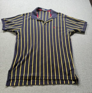 Polo By Ralph Lauren Mens Yellow/Navy Striped S/S Polo - Picture 1 of 6