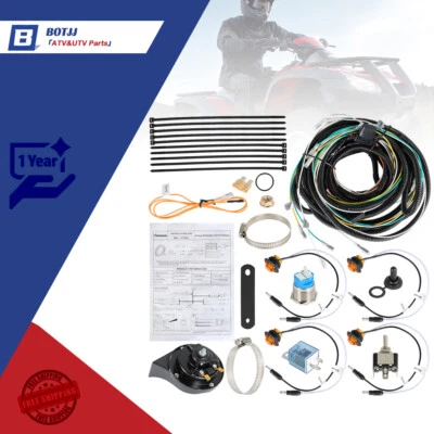 2005-2015 For John Deere Gator TE Pug & Play LED Turn Signal Light Kit w/Horn - Image 1 of 4