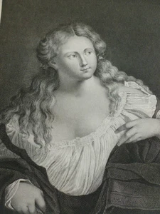 J. PALME / PORTRAIT D'UNE JEUNE FILLE 1862 - Picture 1 of 2