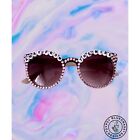 Lunettes de soleil strass rose Billy Strings Away From the Mire Festival Party Bling
