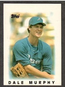 1 Atlanta Braves 1986 Topps Mini Baseball Card # 37 - Dale Murphy - Picture 1 of 1