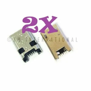 2X Asus Transformer Book T100TAF Micro USB Charger Charging Port Dock Connector - Picture 1 of 1