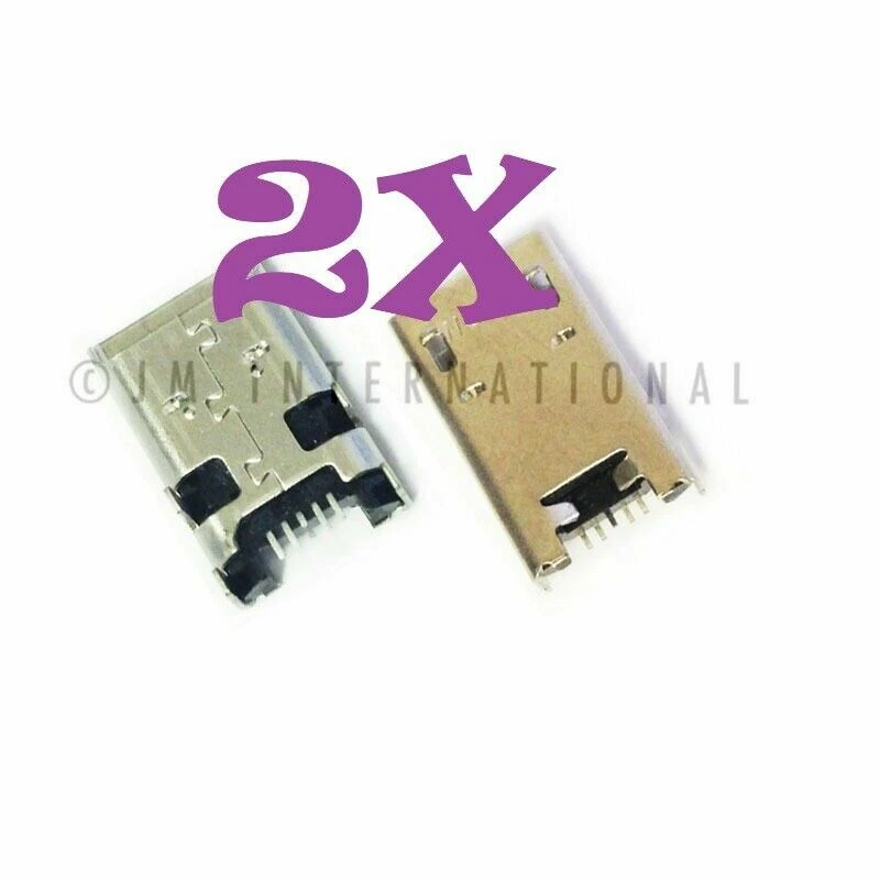 2X Asus Transformer Book T100TAF Micro USB Charger Charging Port Dock Connector - Image 1 of 1