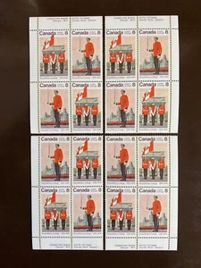 Canada Stamp Blocks - 1976  8c  ROYAL MILITARY COLLEGE  Inscription Blocks of 4 - Picture 1 of 1