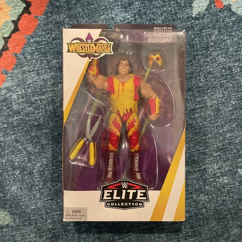 WWE Wrestlemania Brutus "The Barber" Beefcake WWE Elite Collection Action Figure Cover