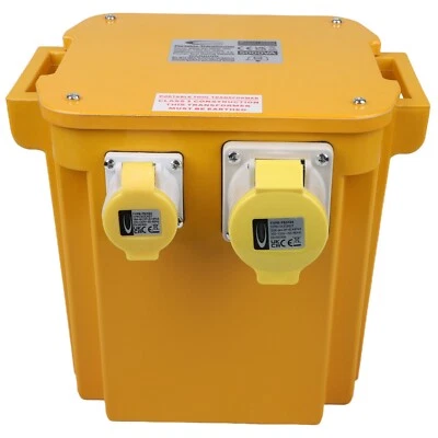 Connexion 5kVA Portable Site Transformer 110V Twin Socket 32A Single 16A 5000VA - Image 1 of 4
