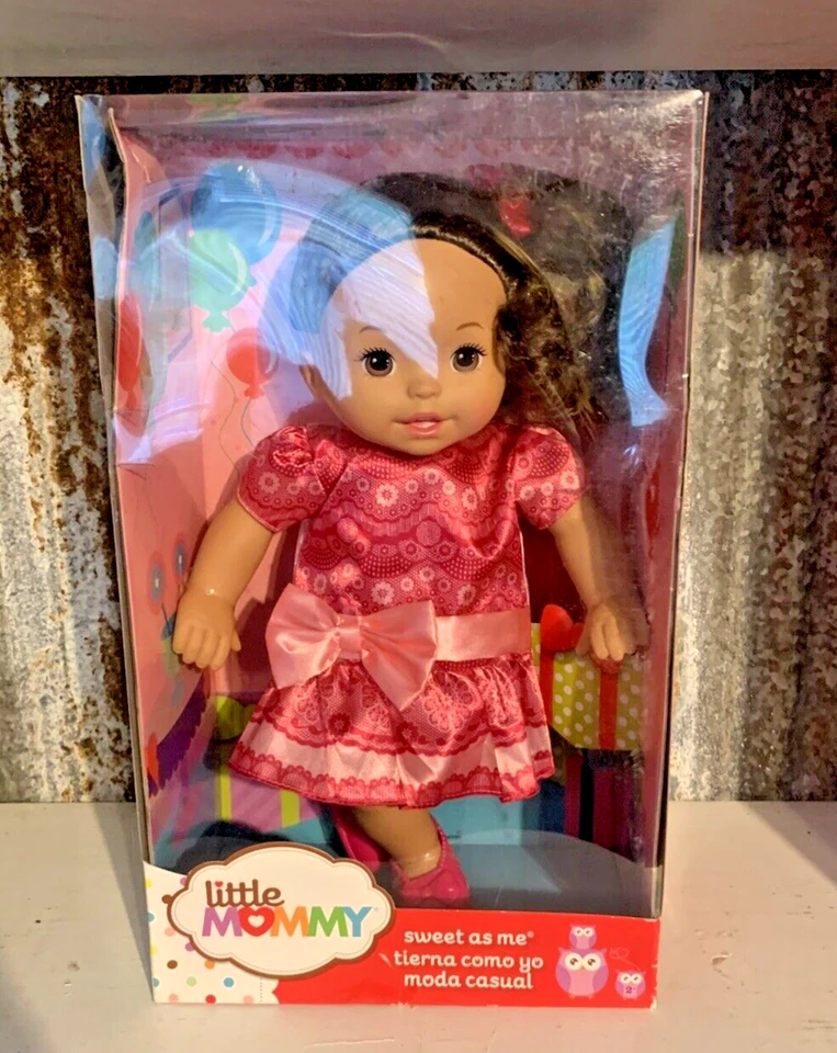 NUEVO Muñeca Mattel Fisher Price 2016 My Little Mommy 13" "Sweet As Me" pelo castaño Foto 1 de 4