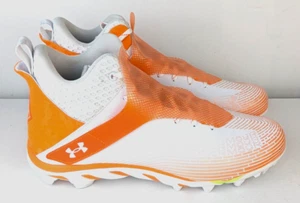 Größe 15 - Herren Under Armour Highlight Hammer MC Fußballschuhe - orange/weiß - Bild 1 von 7