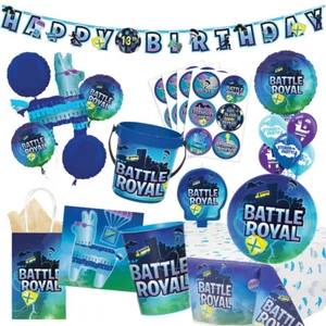 Battle Royal Birthday Party Supplies- Choose your product from the drop down Box - Picture 1 of 32