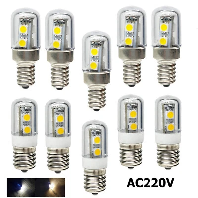 E14 E12 E17 Led Light Bulb 1w 220v Refrigerator Cooker Hood Smd5050 Chip Freezer - Image 1 of 4