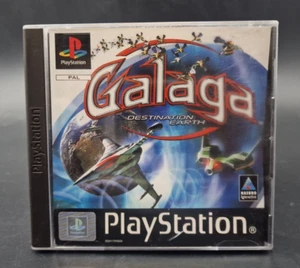 Galaga Destination Earth Complet - Sony Playstation 1 PS1 - PAL - Très Bon Etat - Foto 1 di 10