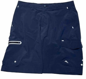 Pantaloncini da golf Tommy Bahama Island Zone blu da uomo taglia 30 Tech Performance - Foto 1 di 5
